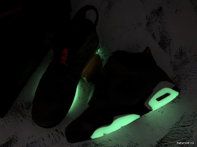 Olive x Jordan Scott 6 Air CN1084-200 Medium Travis 0629